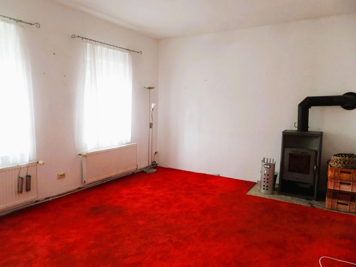 Wohnzimmer mit Kaminofen