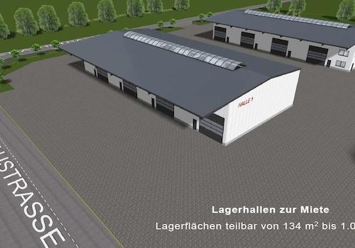 Lagerhallen geplant