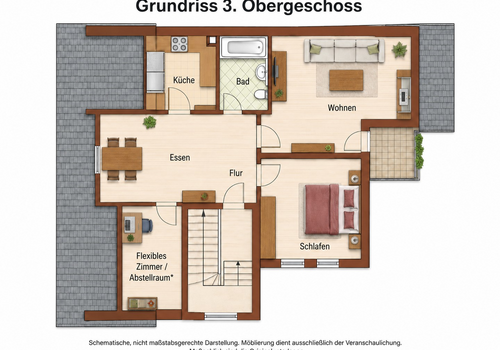 Grundriss 3. Obergeschoss
