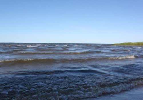 Stranddetail in Bellin