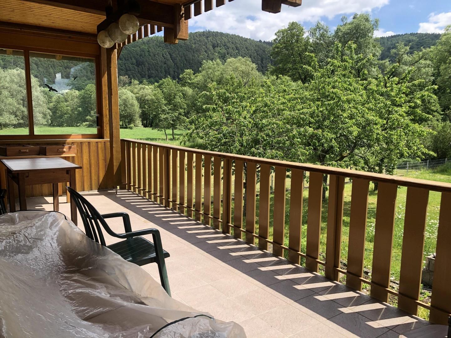 Balkon im EG