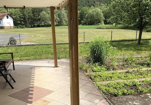 Terrasse im Kellergeschoss