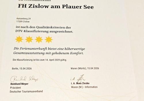 4-Sterne-Auszeichnung