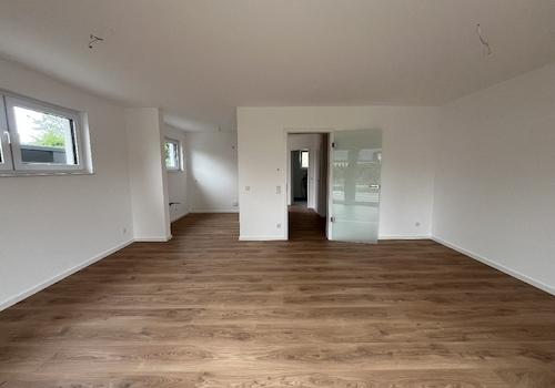 Wohnzimmer mit Küche