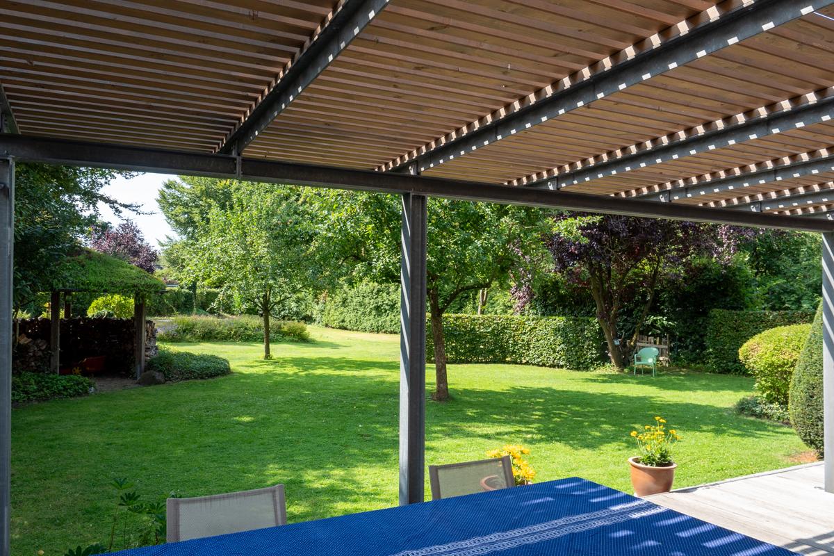 Blick von der Terrasse...