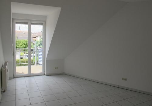 Schlafzimmer mit Westbalkon