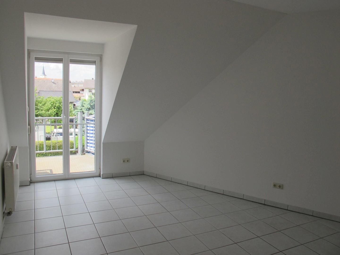 Schlafzimmer mit Westbalkon