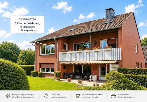 Hausansicht Balkon 1. OG