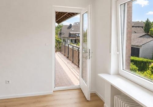 Blick auf den Balkon