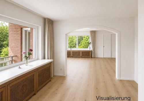 Blick aus dem Esszimmer