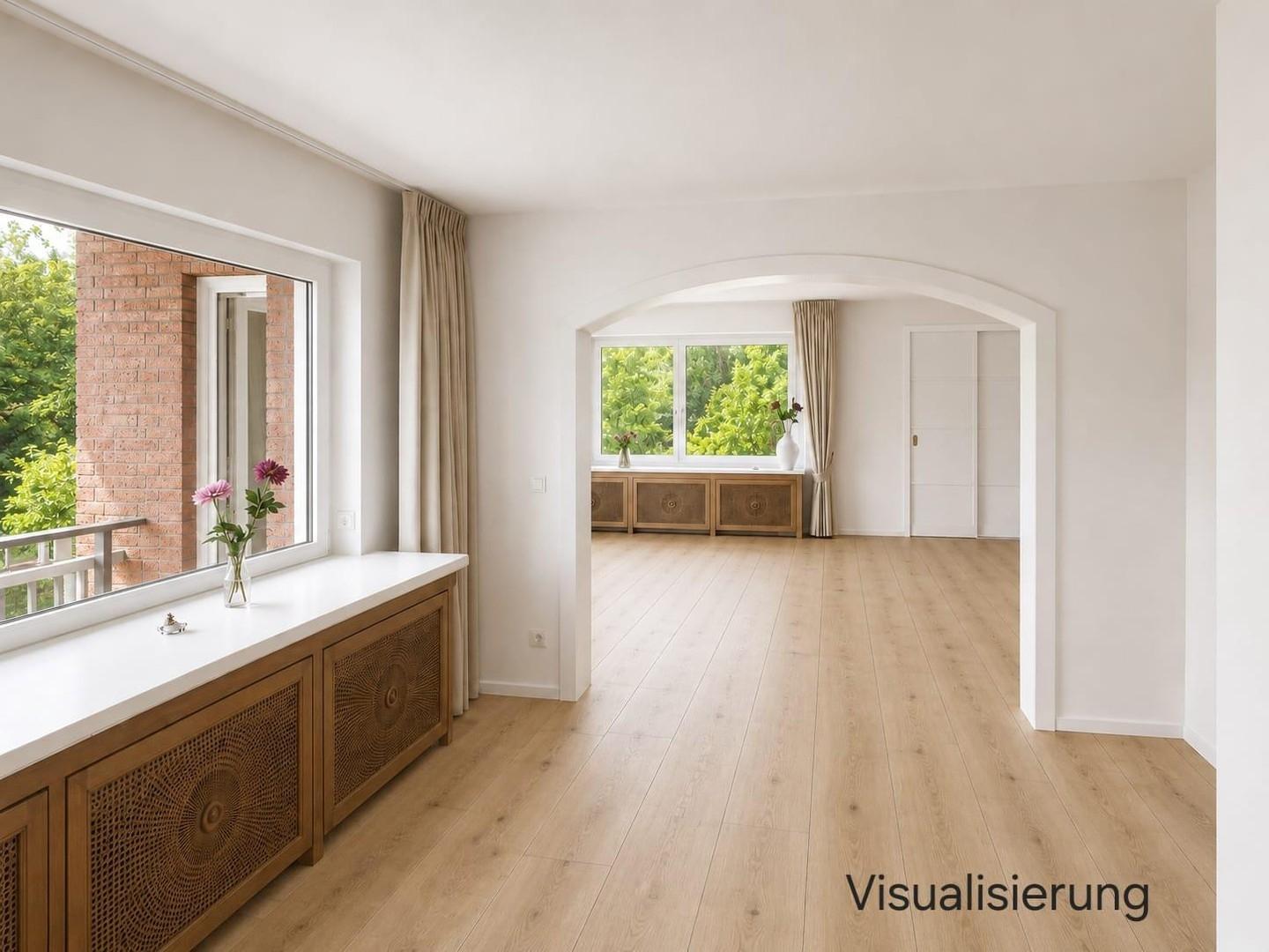 Blick aus dem Esszimmer