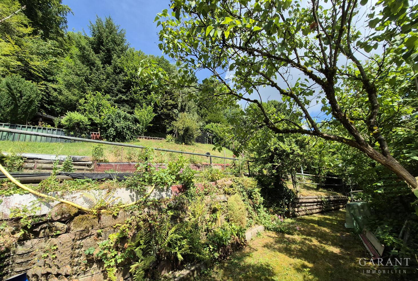 Garten angelegte Terrassen