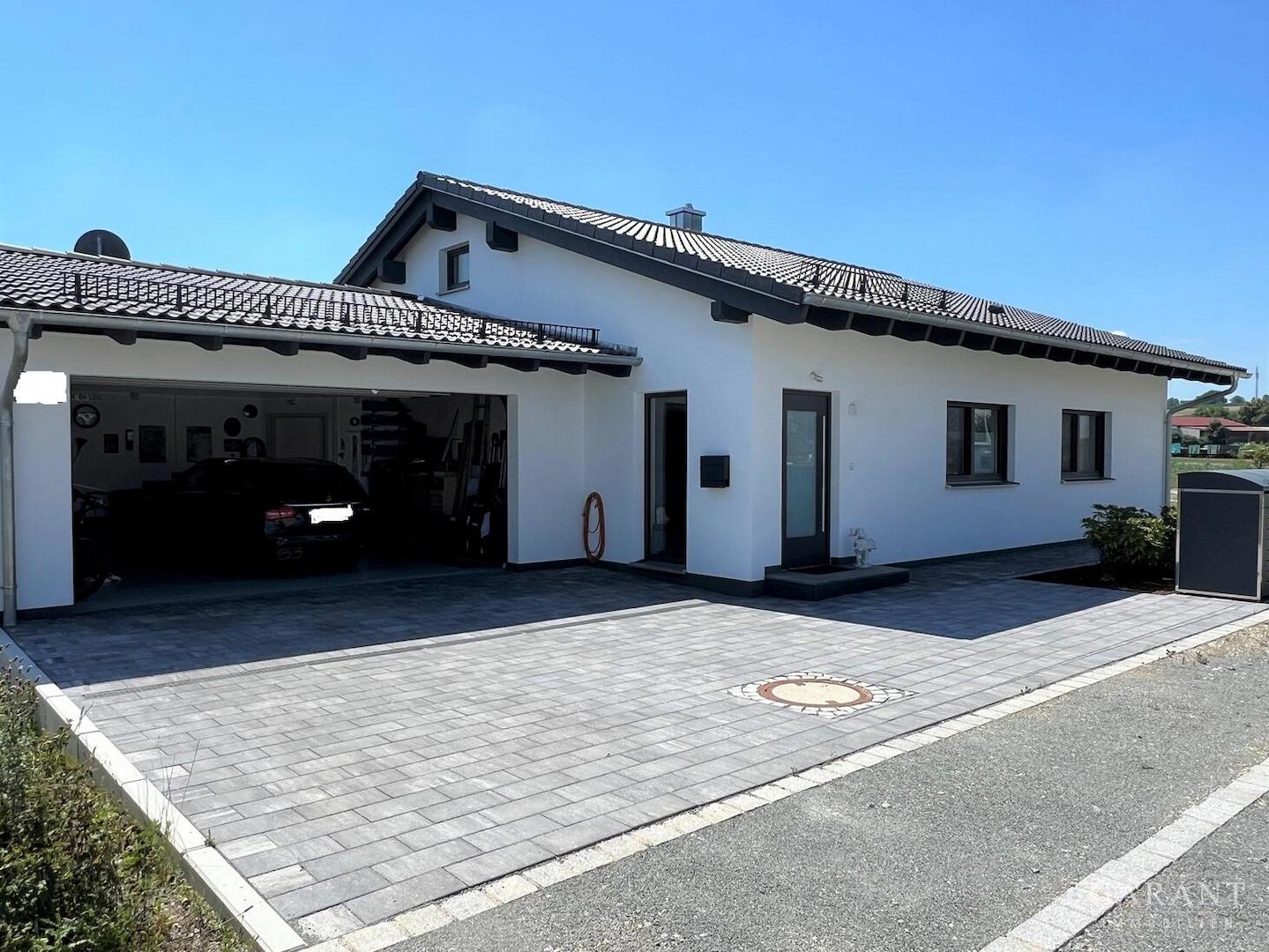 Hausansicht von Norden mit DG.