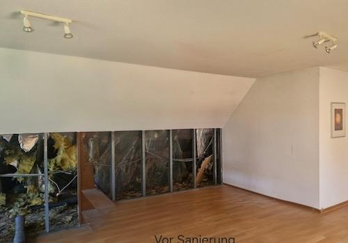 Wohnzimmer vor Sanierung