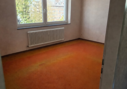 Schlafzimmer leer