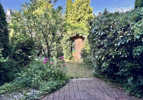 Gartenblick von Terrasse