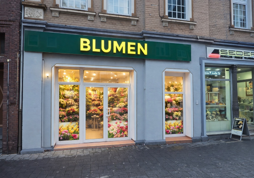 Optional als Blumenladen