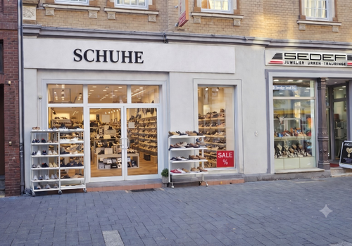 KI Bild als Schuhgeschäft