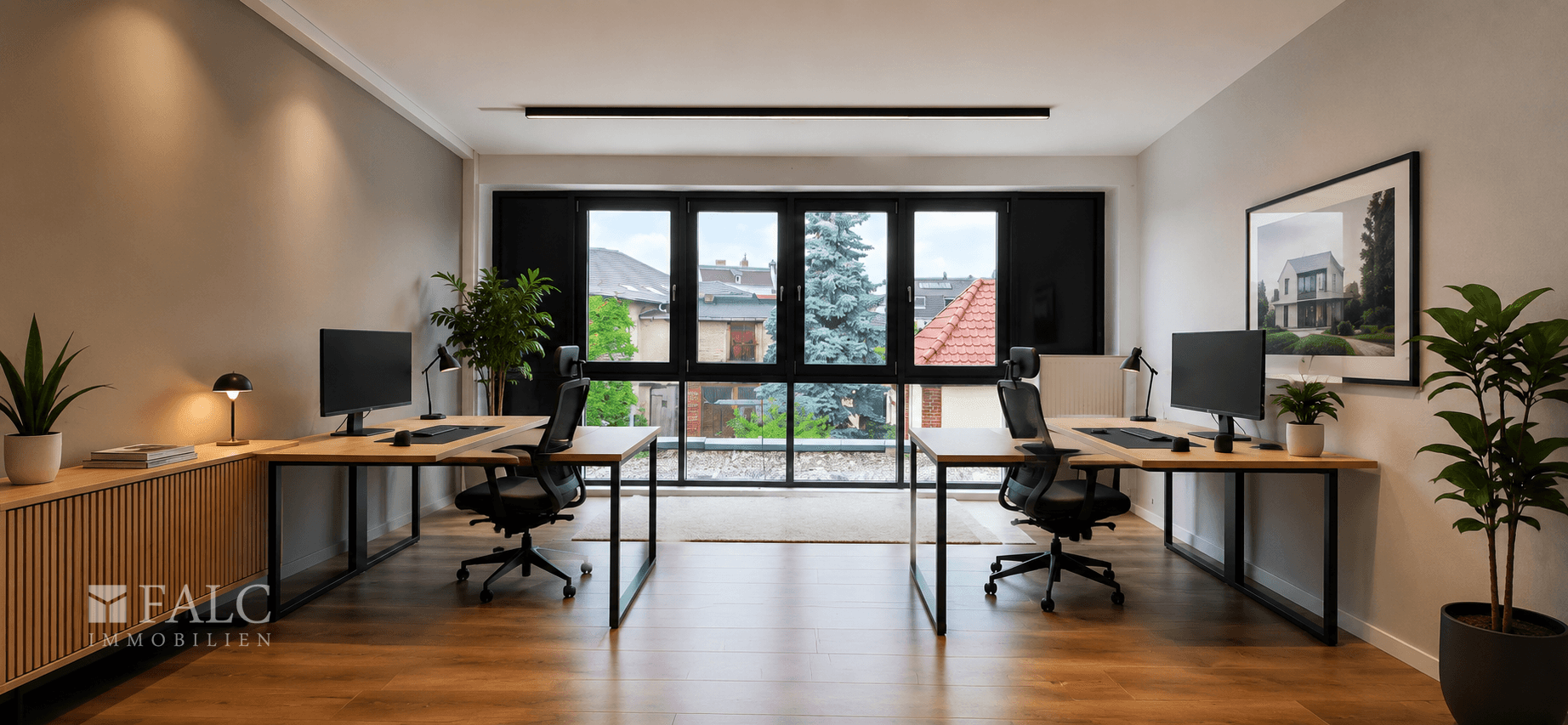 Büro 2 Einrichtungsvorschlag