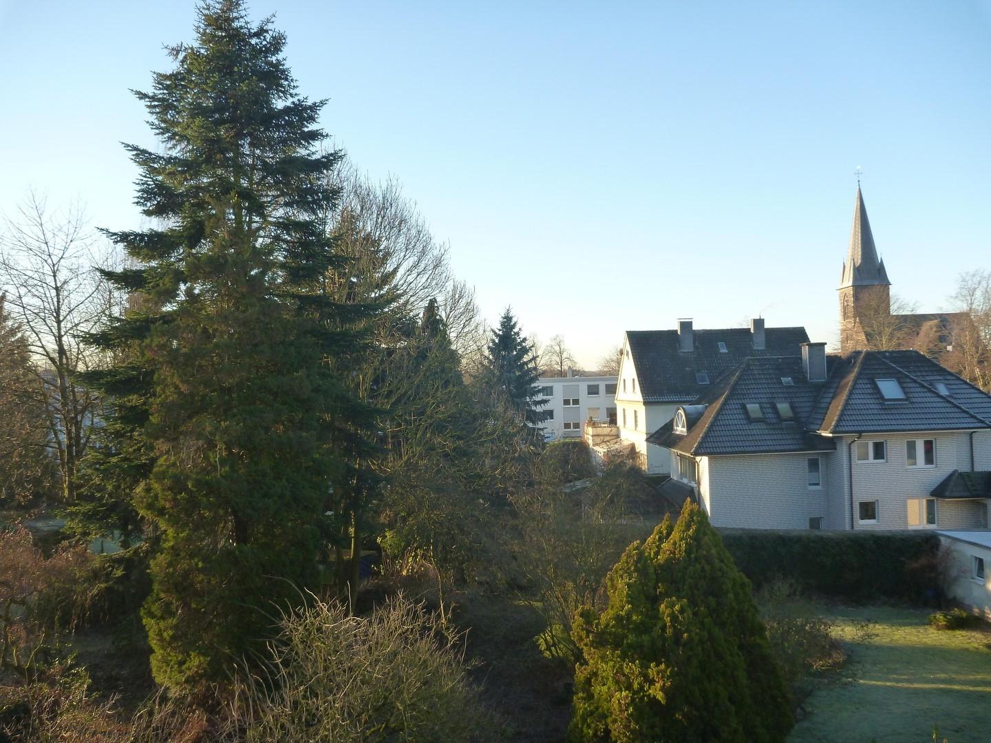 sonniger Wohnzimmer Ausblick