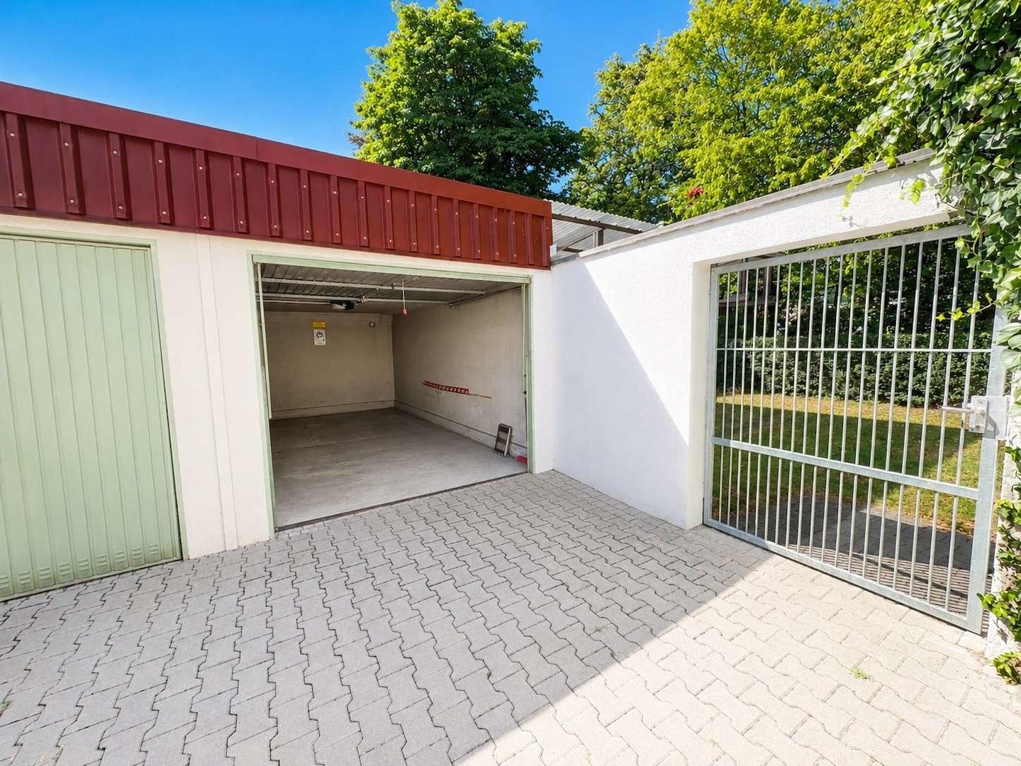 Blick in die Garage
