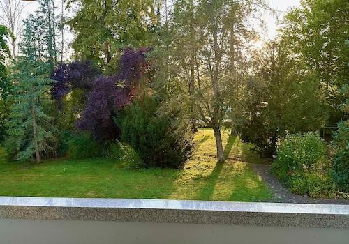Blick vom Balkon
