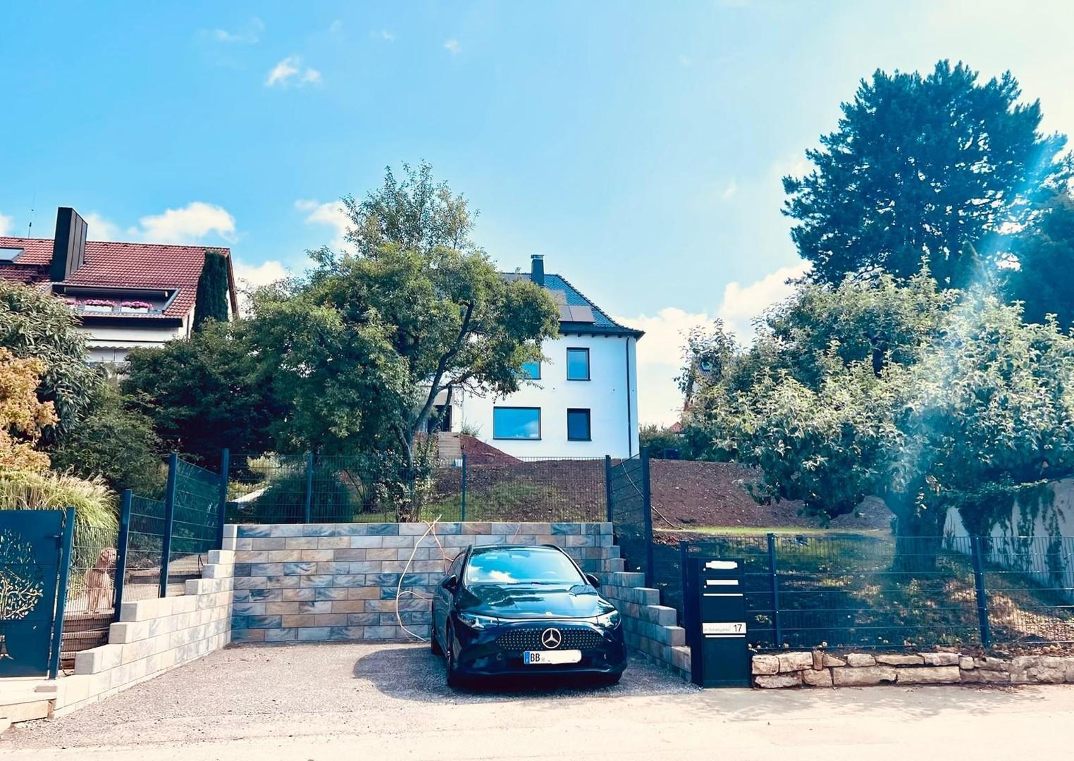 Blick aufs Haus