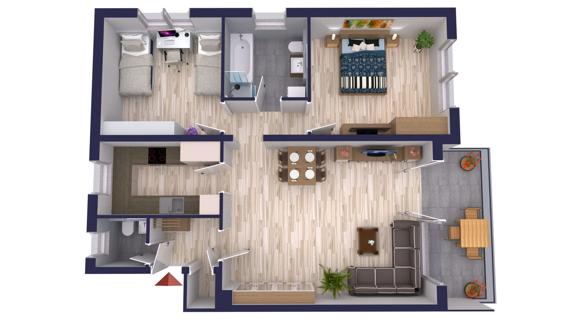 Grundriss 3D
