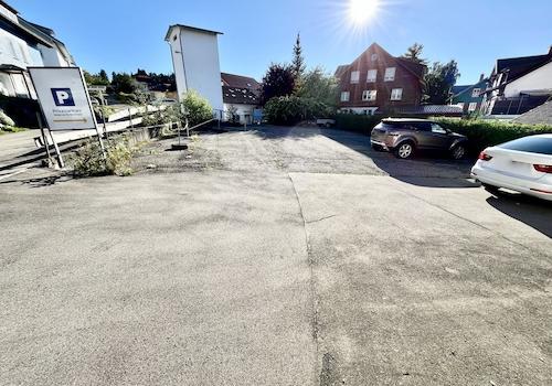 Parkplatz hinterer Bereich
