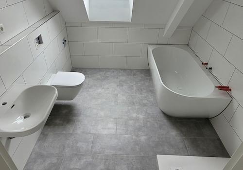 Badezimmer noch fertigzustelle