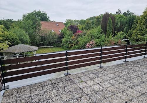Blick vom Balkon