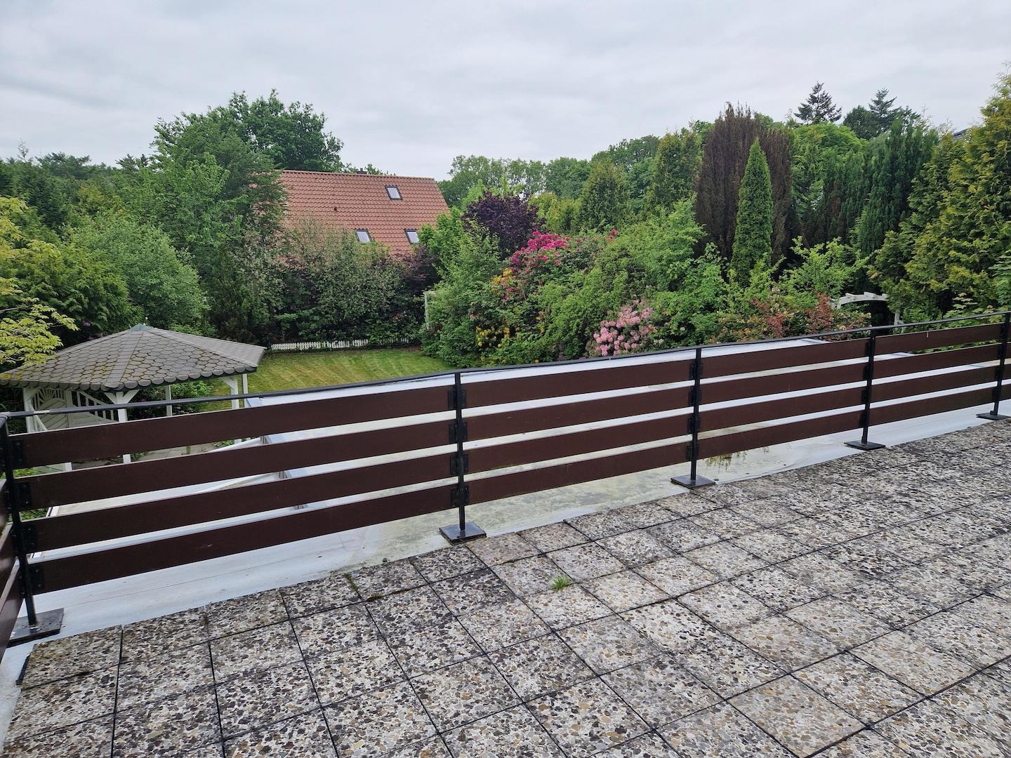 Blick vom Balkon