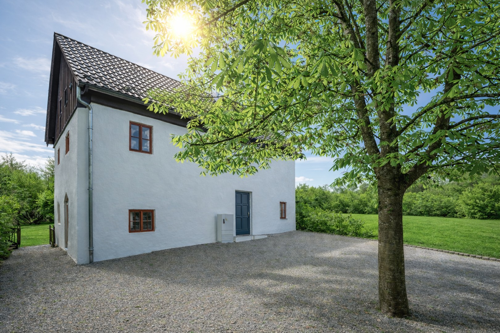 Eingangsseite Wohnhaus