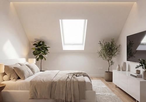 Schlafzimmer - unverbindliche Visualisierung