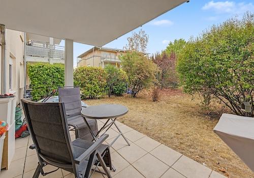 Terrasse und Garten