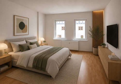 Schlafzimmer Beispieleinrichtu