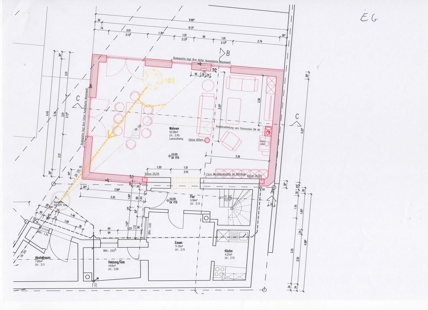 Erdgeschoss Neu- und Altbau