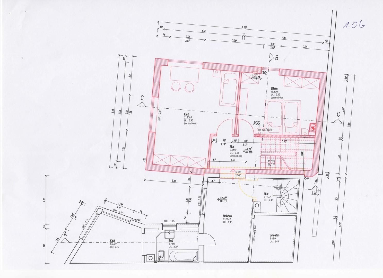 1. OG Neu- und Altbau