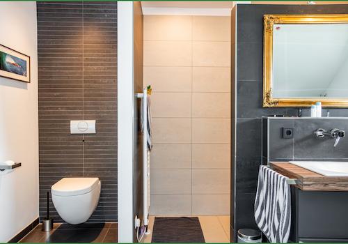 WC und Dusche