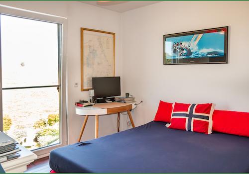 Schlafzimmer zur Gartenseite