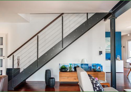Treppe zur Galerie