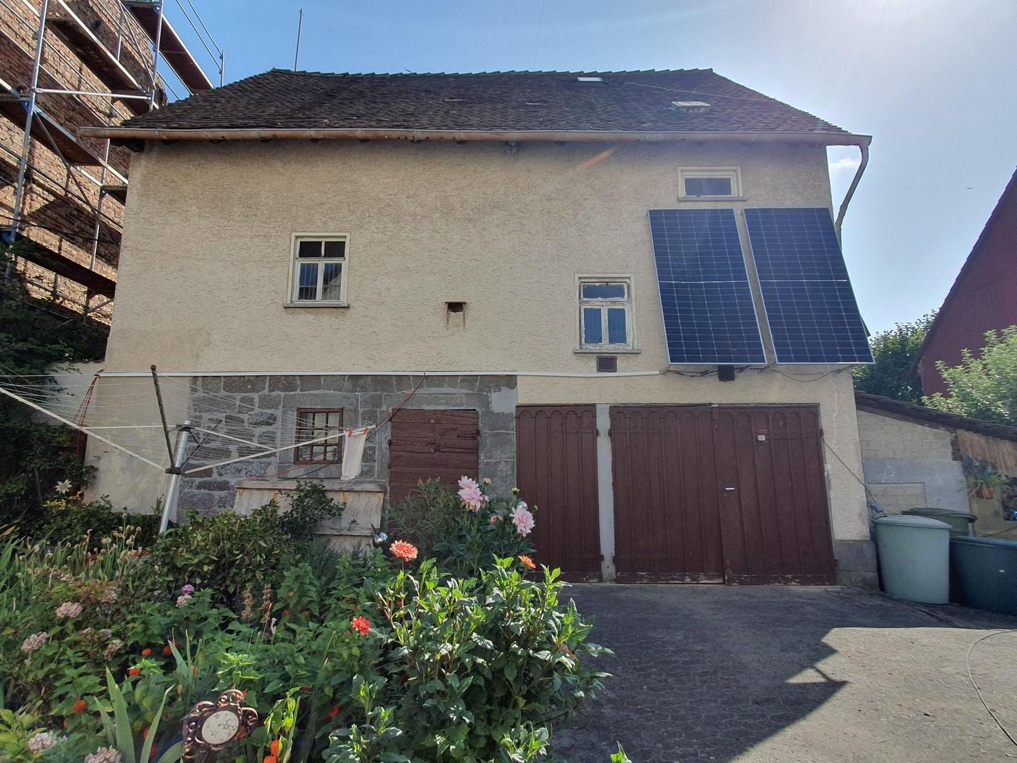 Scheune mit Garage