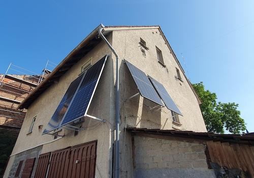 Solaranlage an Scheune