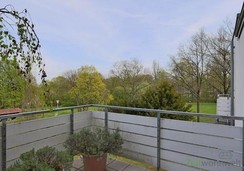 Blick vom Balkon