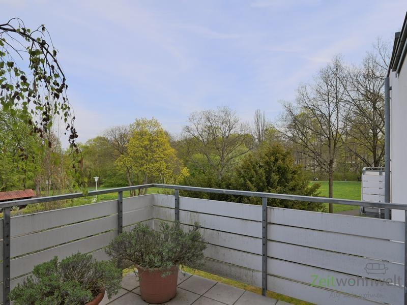Blick vom Balkon