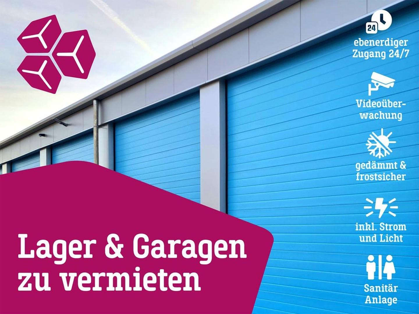 Lager und Garagen zu vermieten