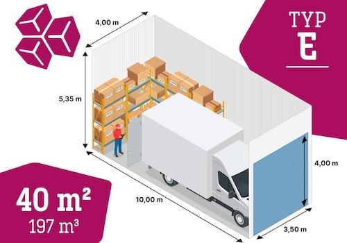 Lager Typ E mit 40qm Reinfeld