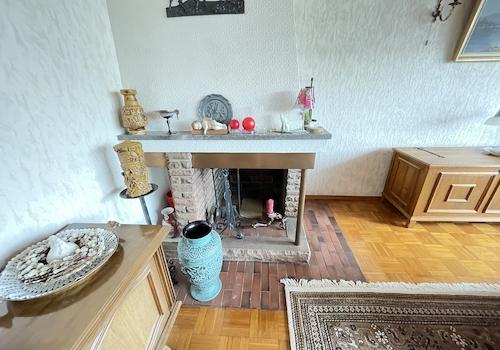 Kamin im Wohnzimmer