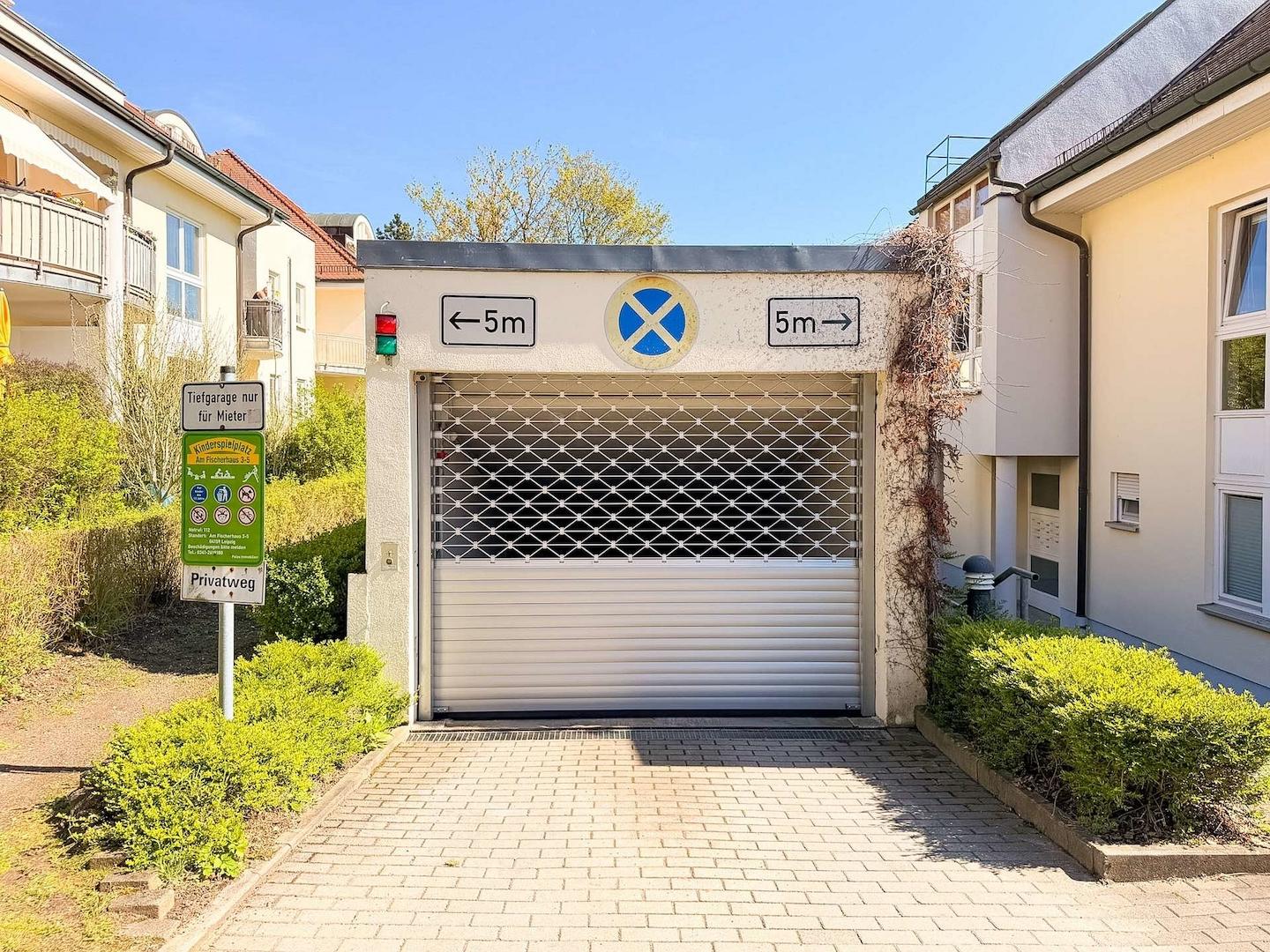 Zufahrt Tiefgarage