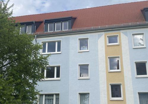 Blick zur Wohnung